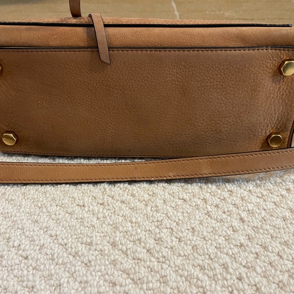 Rebecca Minkoff Brown Suede Leather Satchel - Picture 6 of 9
